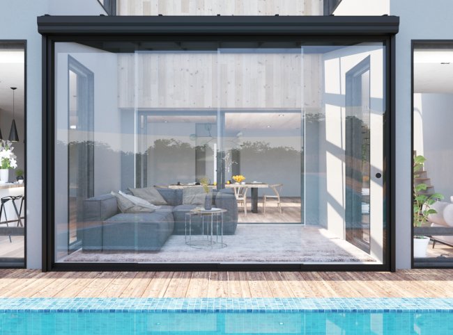 Solarisz eltolható üvegfalrendszer - A tökéletes megoldás a teraszod lezárására